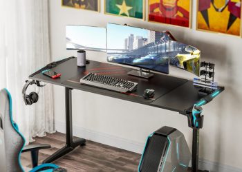 Eureka Ergonomic GIP 55″ RGB Gaming Desk