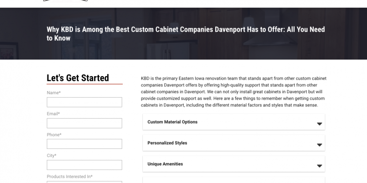 Elevate Your Home- The Impact of Custom Cabinet Design