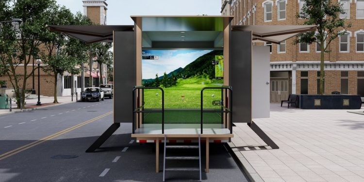 Mobile Golf Simulator Trailer
