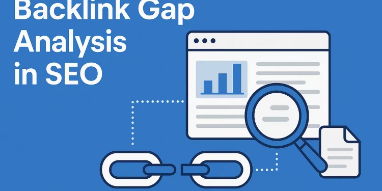 Feature image of blog title: Backlink Gap Analysis in SEO