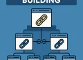 Tiered Link building infographic post explaining in pictorial form