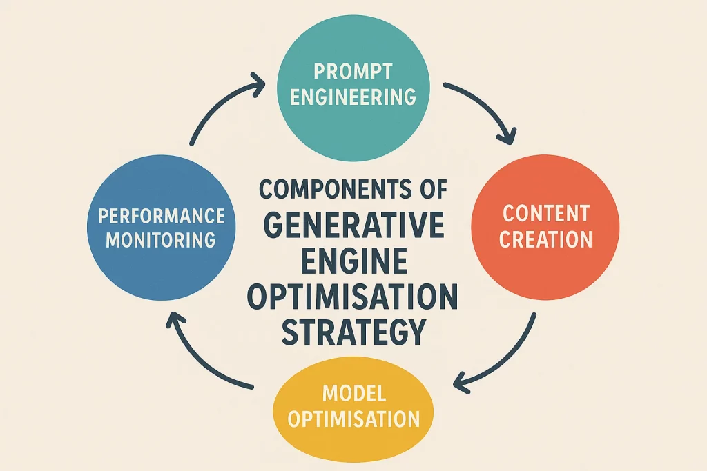 Feature image for H2 title Components of GEO Srategy