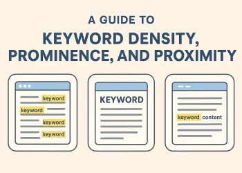Feature image for keyword density, prominence and proximity
