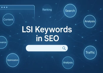 Feature image " LSI Keywords in SEO"