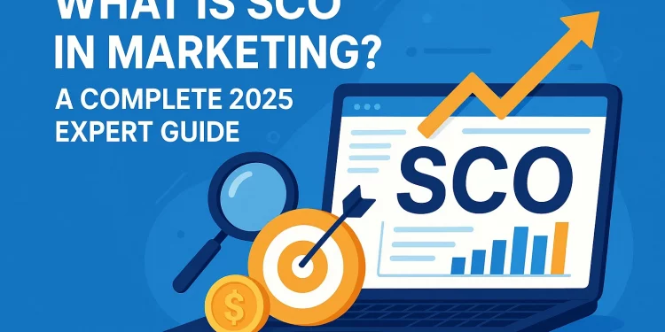 Feature title " What is SCO in Marketing"