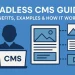 Feature image for blog title Headless CMS Guide