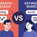semantic search vs Keyword search